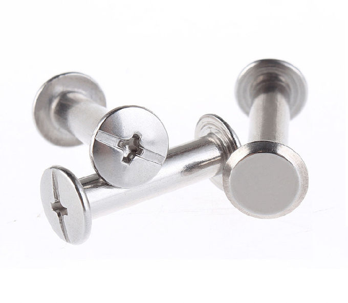 Stainless Steel Chicago Binding Barrels and Screws Big Truss Head