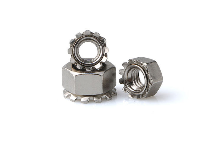 Zinc Plated Steel& Stainless Steel Locknut with ExternalTooth Lock Washer K Locknuts